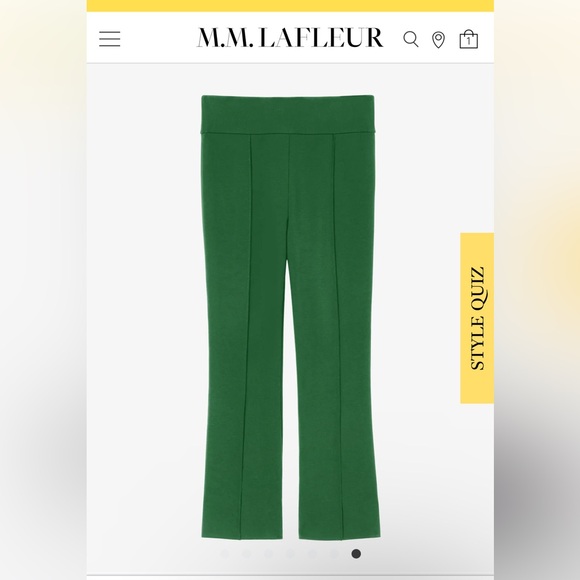 BOGO NWT MM LaFleur Allyn Pant in Shamrock - Picture 7 of 7